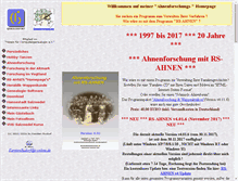 Tablet Screenshot of ahnenforschung-rudorf.de